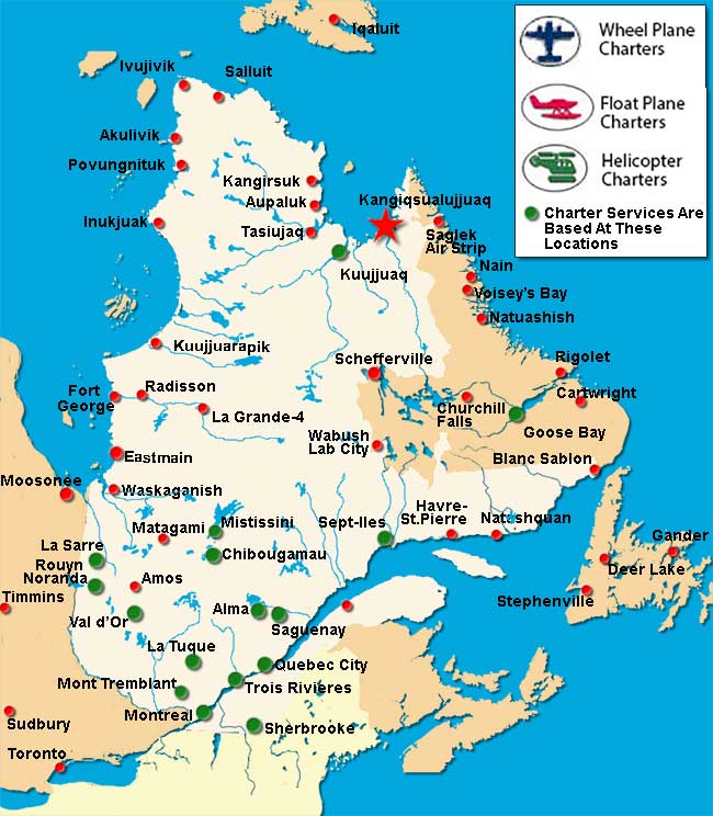 Kangiqsualujjuaq / Georges River Charter Flights